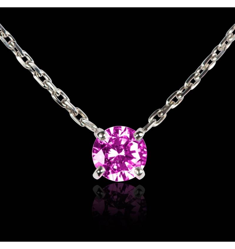 Pink Sapphire Pendant Gold Around Me