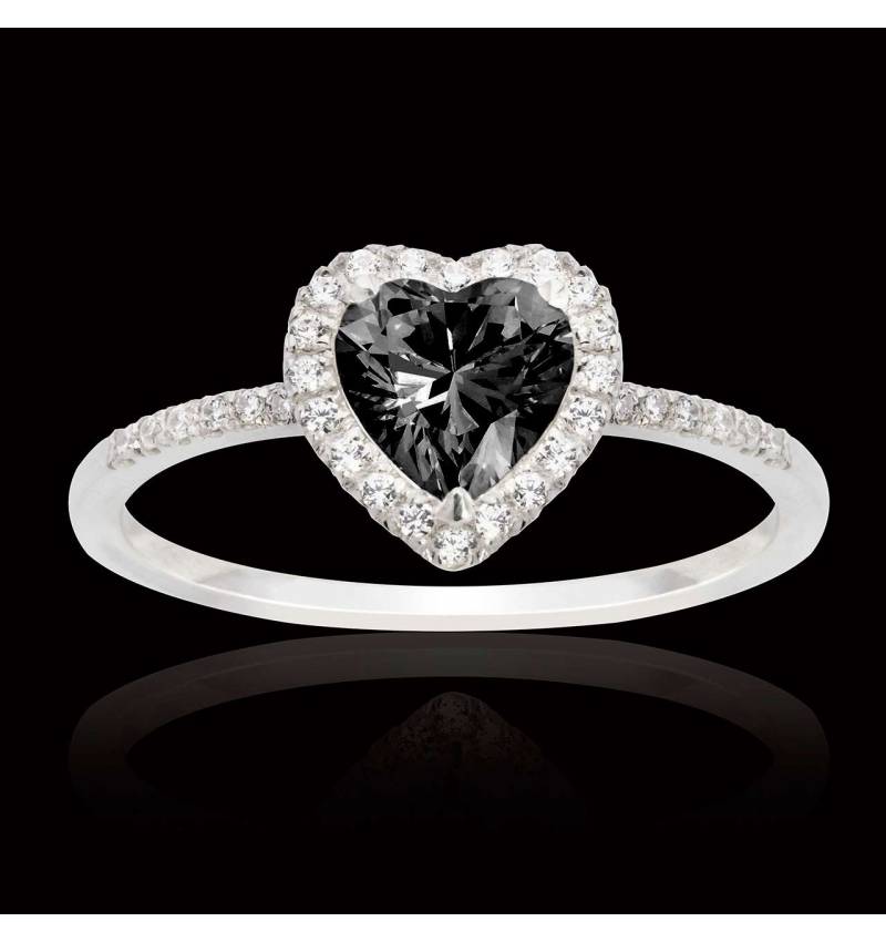 Anya Black Diamond Ring