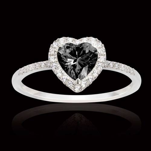 Anya Black Diamond Ring