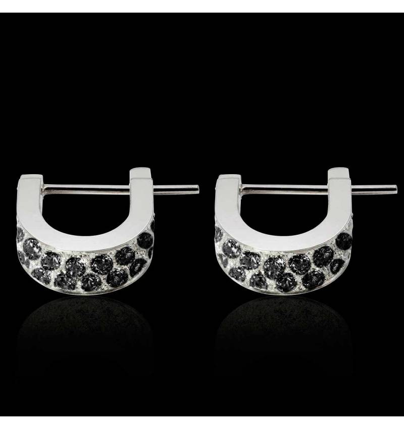 Fuseaux Black Diamond Earrings