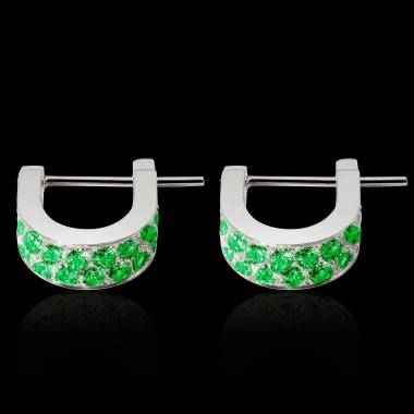 Fuseaux Emerald Earrings