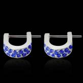 Fuseaux Blue Sapphire Earrings