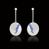 Blue Sapphire earrings Quake 