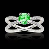 Amandine Emerald Ring