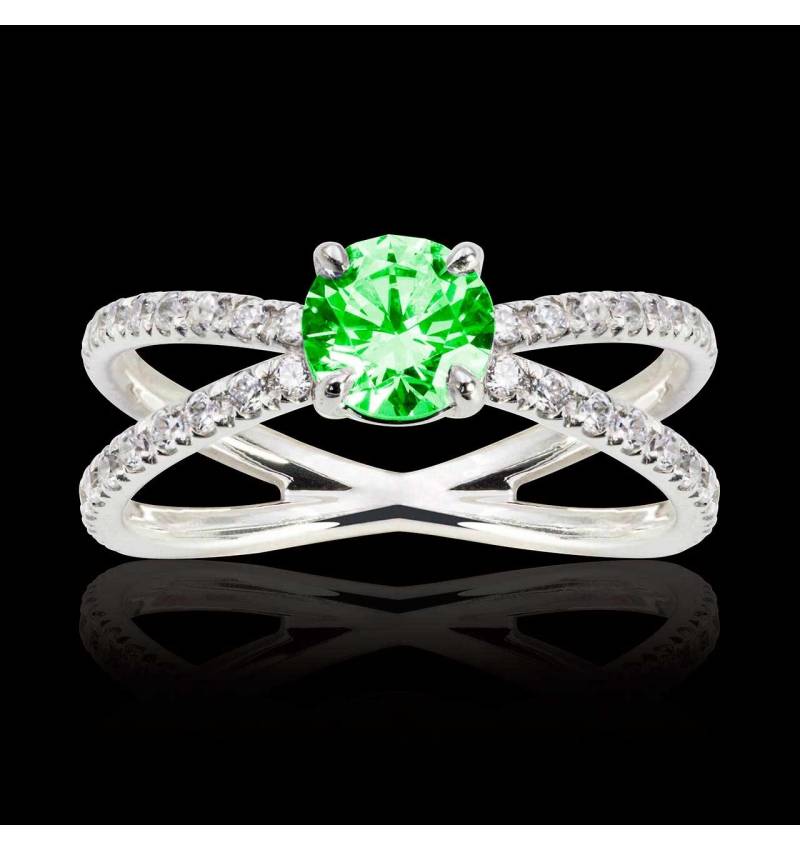 Amandine Emerald Ring
