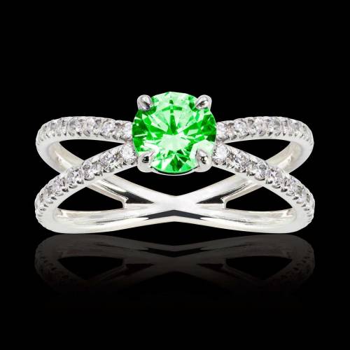 Amandine Emerald Ring