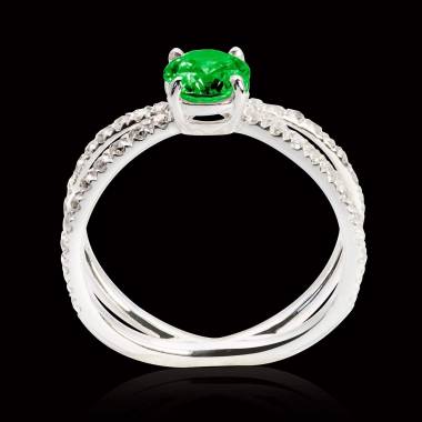 Amandine Emerald Ring