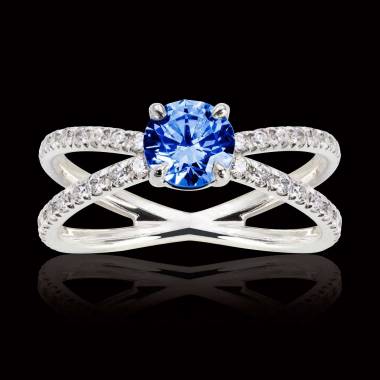 Amandine Blue Sapphire Ring