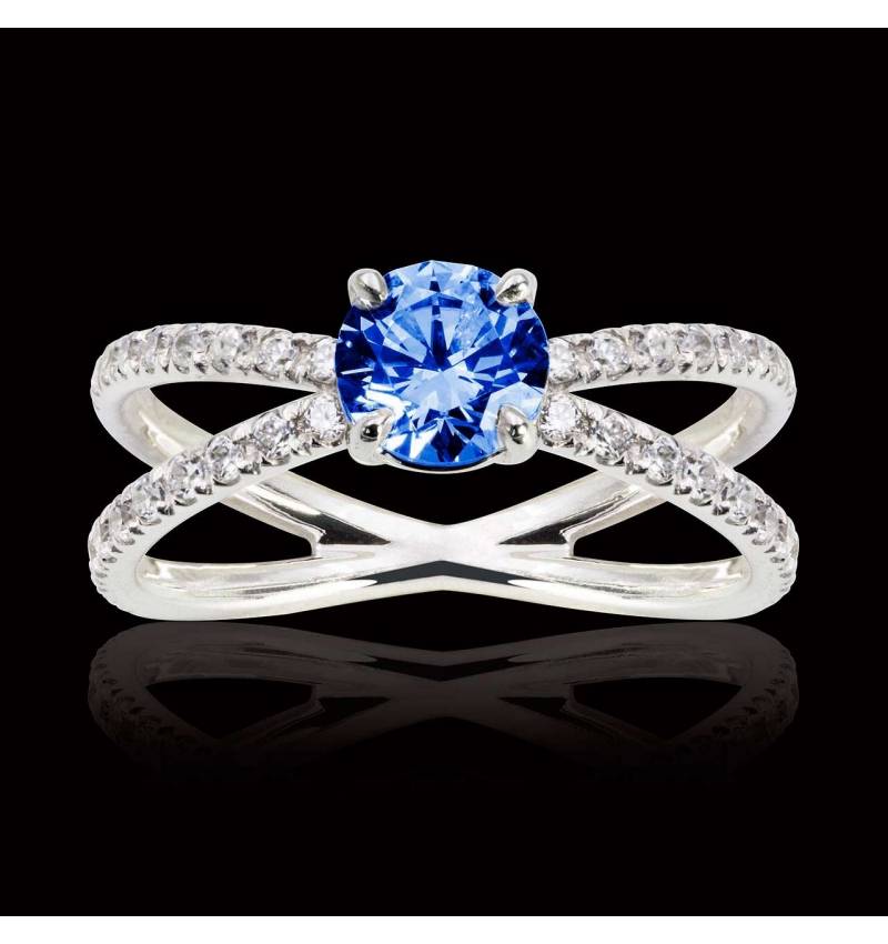 Amandine Blue Sapphire Ring