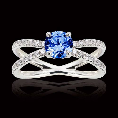 Amandine Blue Sapphire Ring