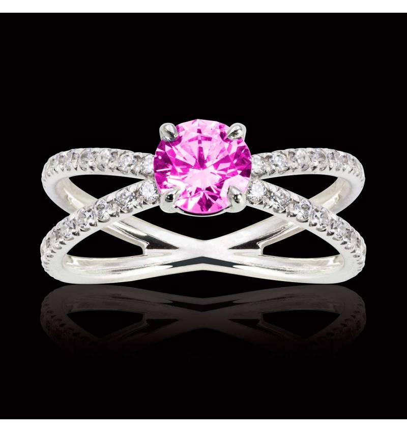 Amandine Pink Sapphire Ring