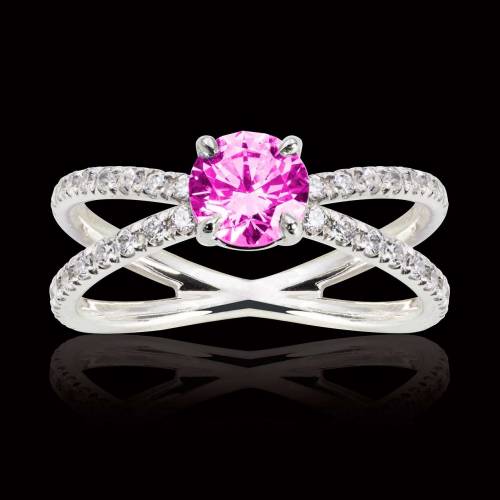 Amandine Pink Sapphire Ring