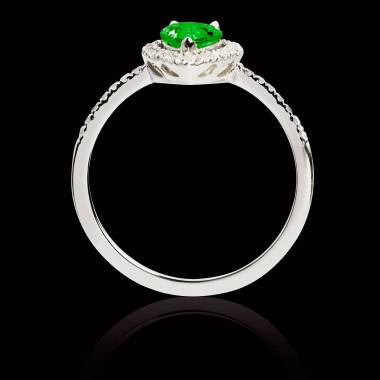 Sandra Pear Emerald Ring