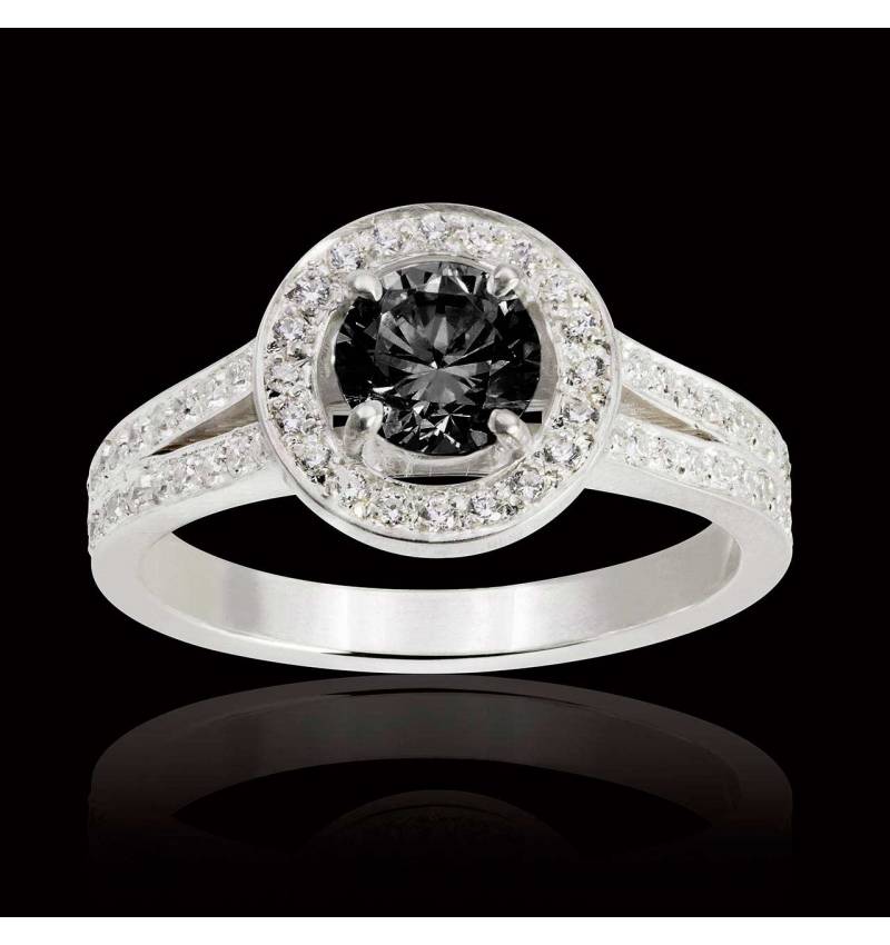 Sarah Black Diamond Ring