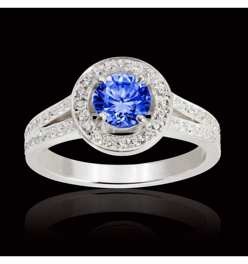 Sarah Blue Sapphire Ring