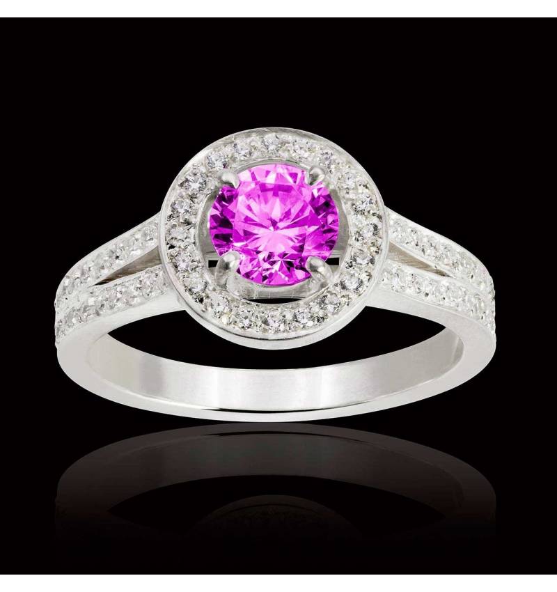 Sarah Pink Sapphire Ring