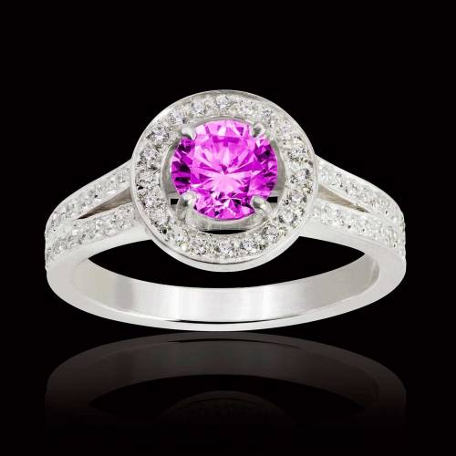 Sarah Pink Sapphire Ring