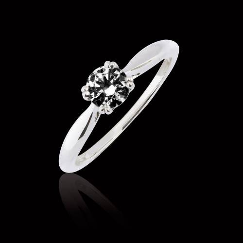 Laureen solo Black Diamond Ring