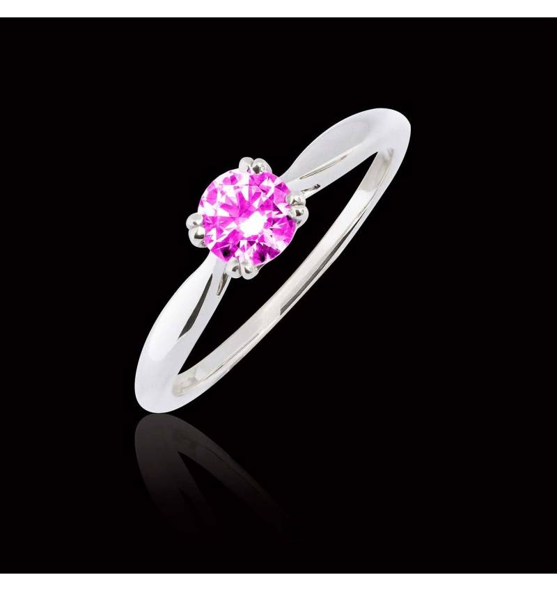 Laureen solo Pink Sapphire Ring