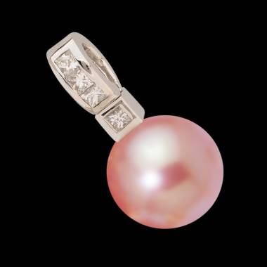 Pink Pearl Pendant Gold Princess Bora Bora 