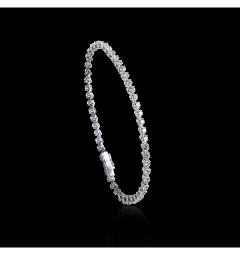 Diamond Bracelet Gold Rivière