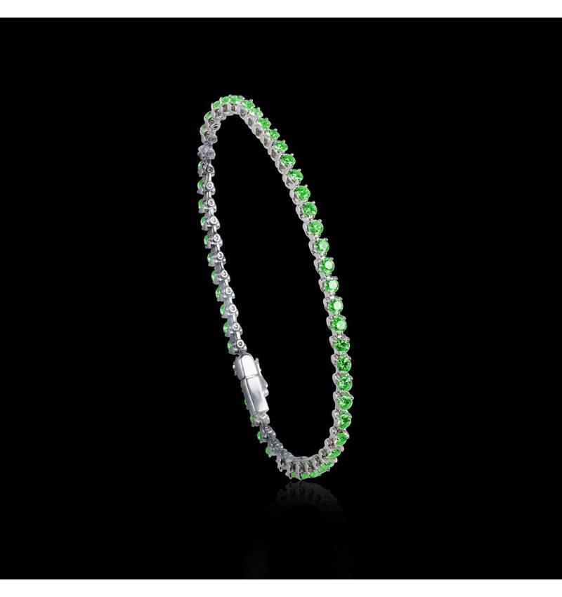 Emerald Bracelet Gold Rivière