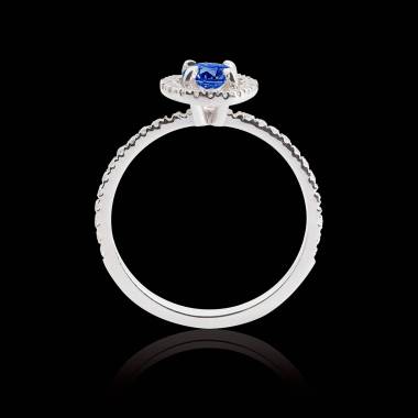 Bague saphir bleu Isaure