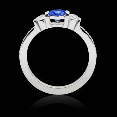 Bague saphir bleu Mila