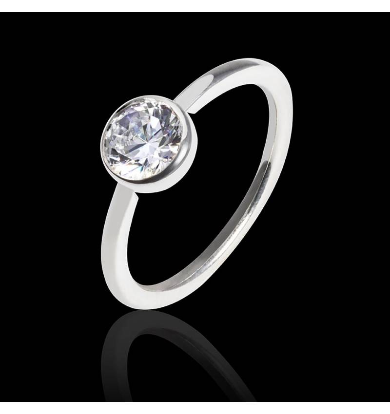 Diamond Engagement Ring White Gold Cristina 