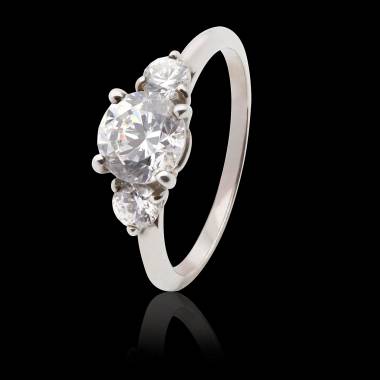 Diamond Engagement Ring White Gold Nayla