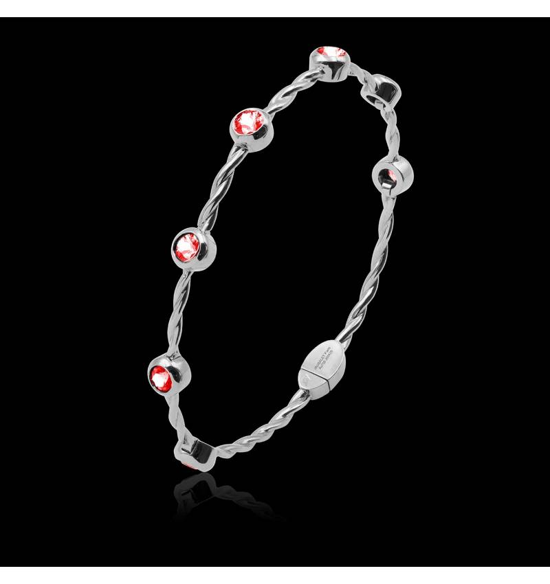 Bracelet rubis Entrelacé