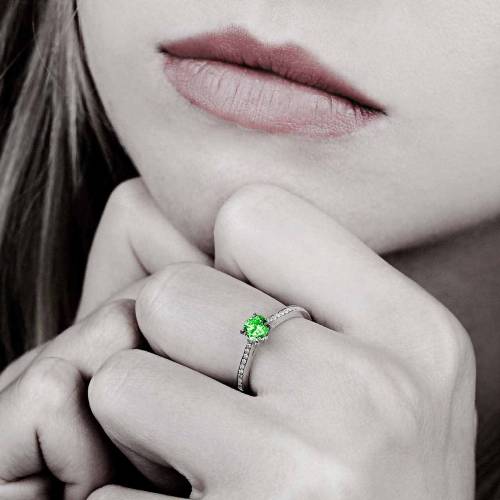 Bague Tsavorite Elodie