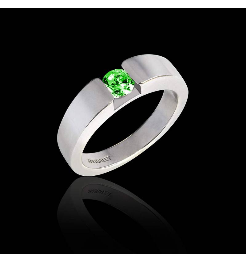 Bague Tsavorite Pyramide