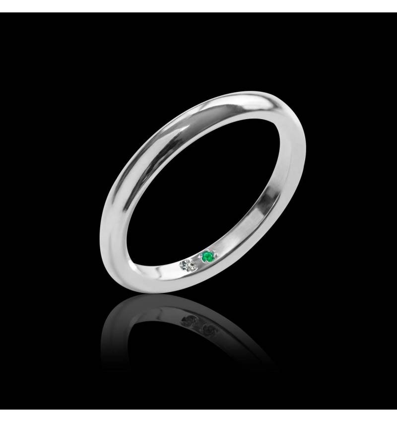 Diamond White Gold Wedding Band Cache Cache