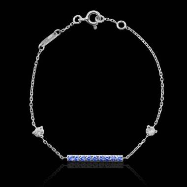 Bracelet saphir bleu Barrette