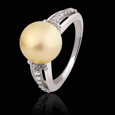 Bague perle gold Melina