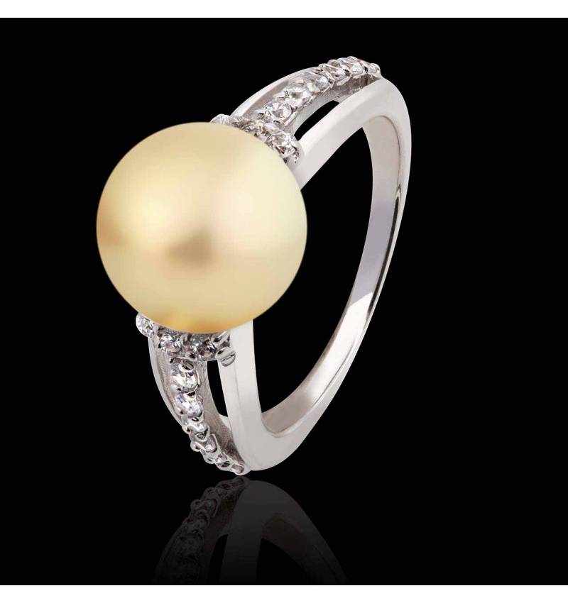 Bague perle gold Melina