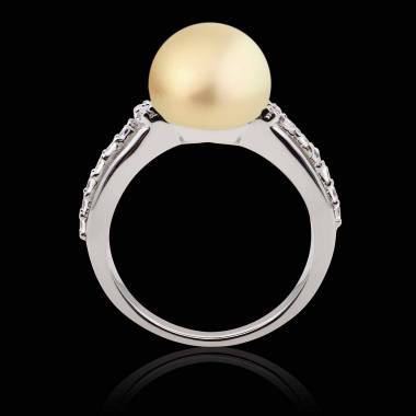 Bague perle gold Melina