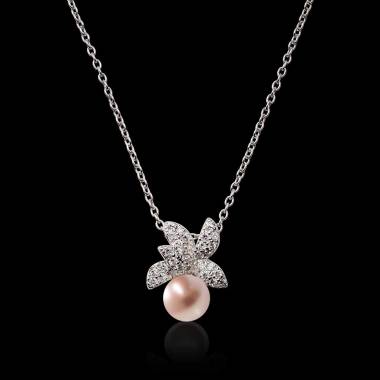 Céleste Pink Pearl Pendant