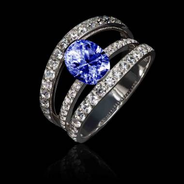 Héloïse Blue Sapphire Ring