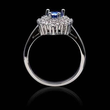 Maelle blue sapphire ring