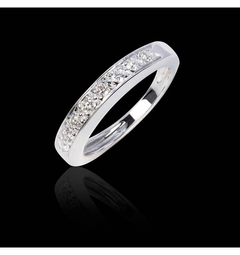 Deliciae Diamond Wedding Band Platinium