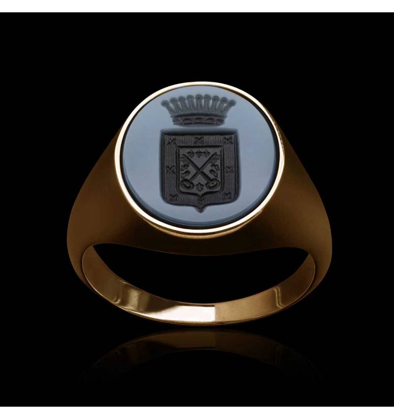 copy of Chevalière or jaune Nicolo 15*13