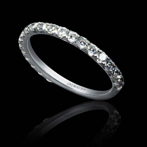 Eve Diamond Wedding Band 2_3 Platinium