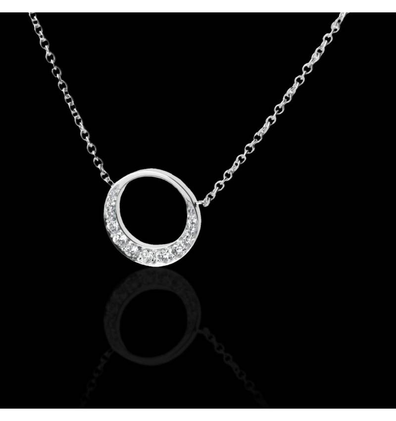 Diamond Pendant Gold Clair de Lune