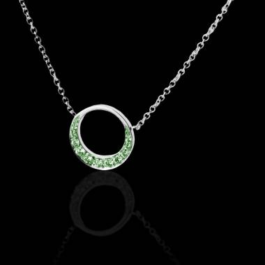 Emerald Pendant Gold Clair de Lune