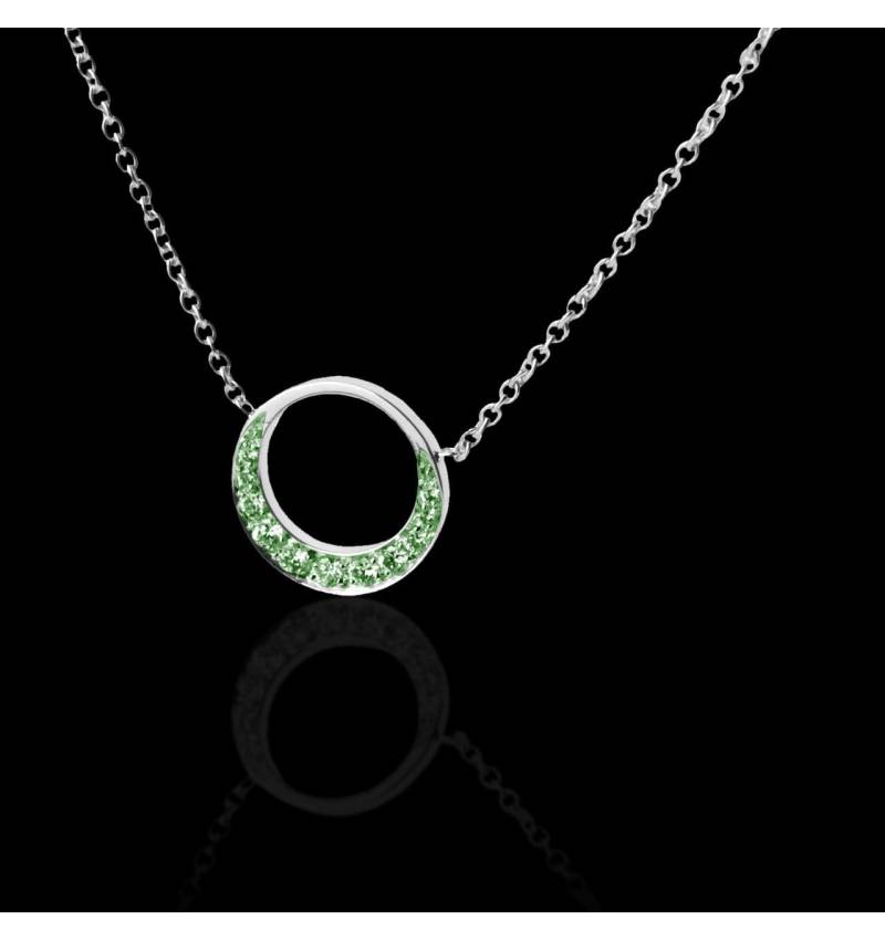 Emerald Pendant Gold Clair de Lune