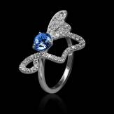 Bague saphir bleu Monarque