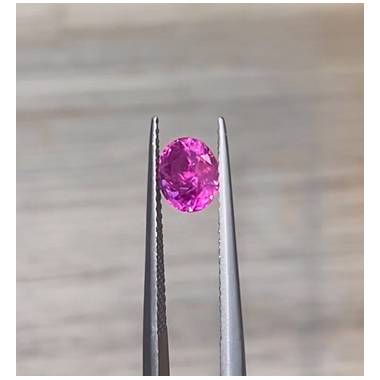 Saphir Ceylan rose 1.12 carats