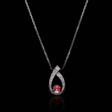 Pendentif rubis Flamme